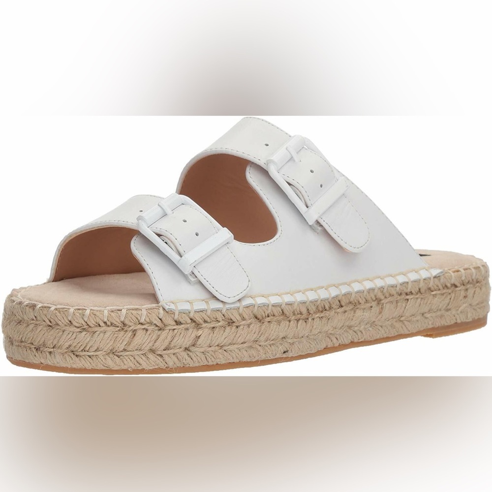 steven by steve madden white lapis sandals